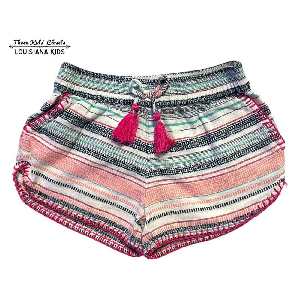 Peek 3T Girls Colorful Striped Shorts